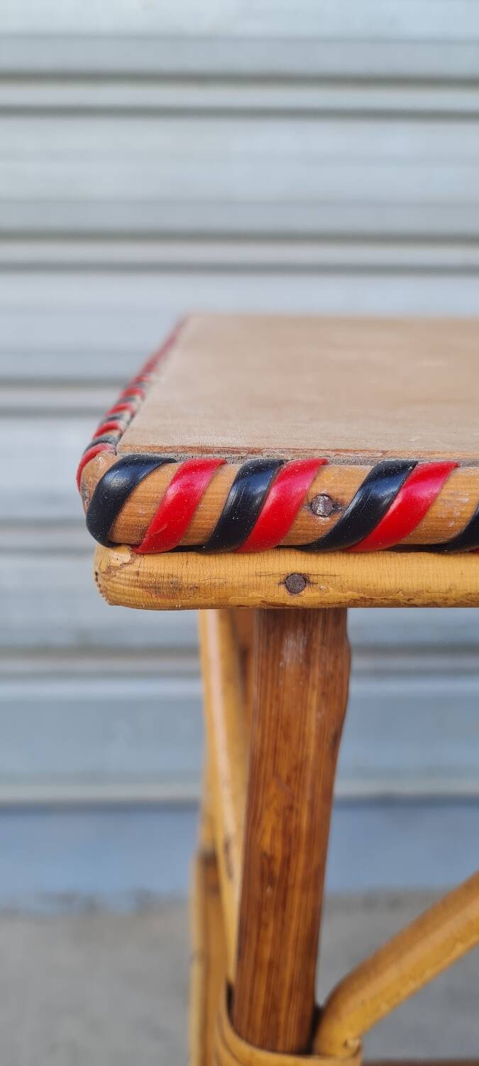 Rattan side table 1960