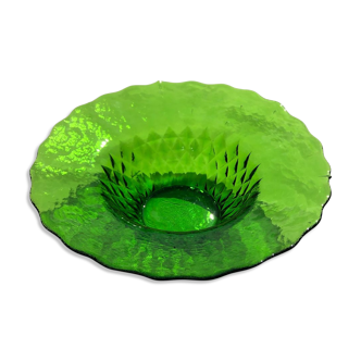 Coupe en verre verte