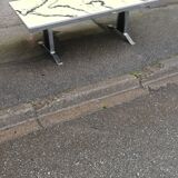 Vintage chrome and bakelite coffee table