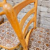 Set of 4 bistro chairs 1960