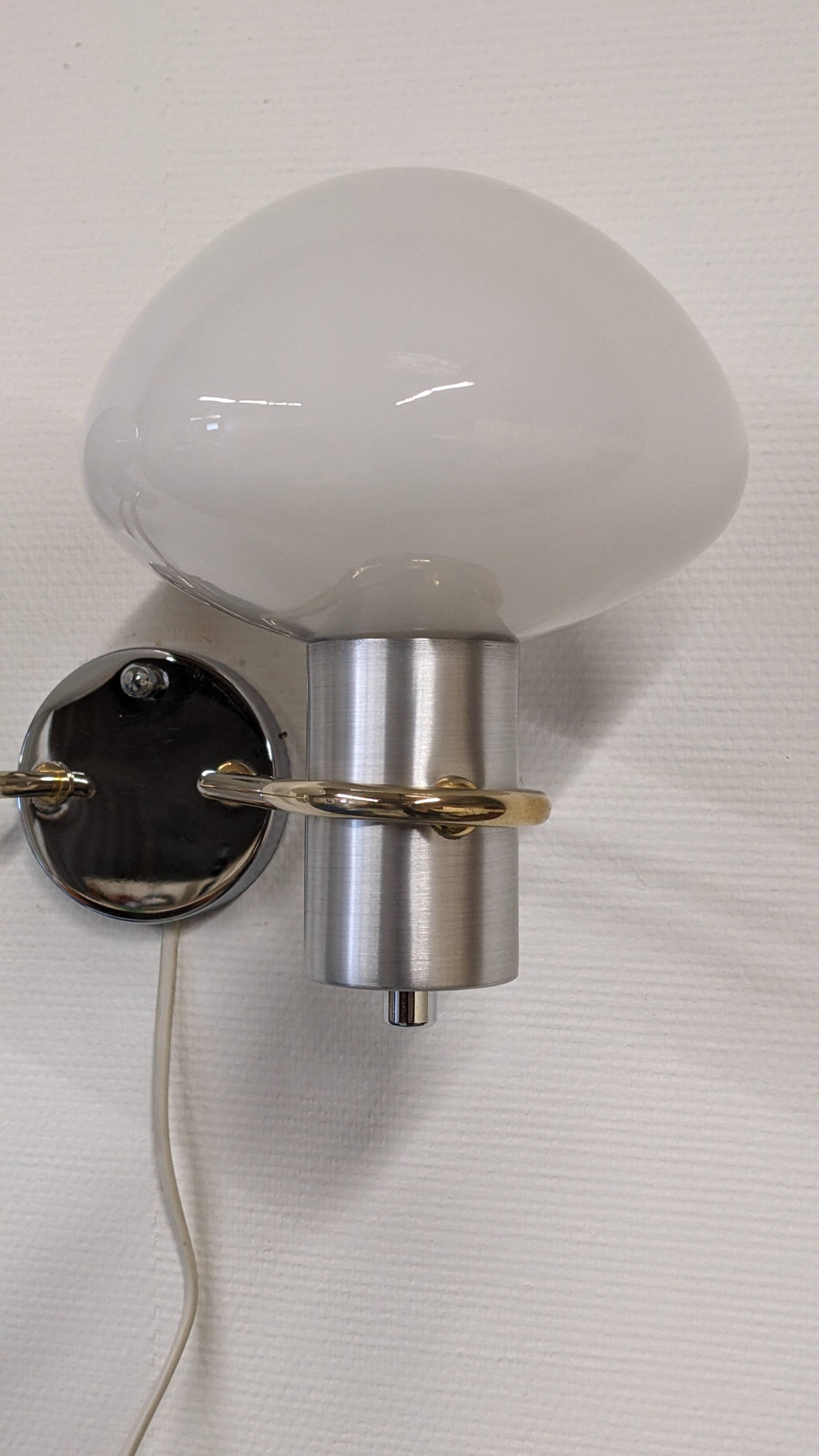 Space age double wall light from the 60s/70s