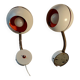 Pair of Denmark eye ball wall lights