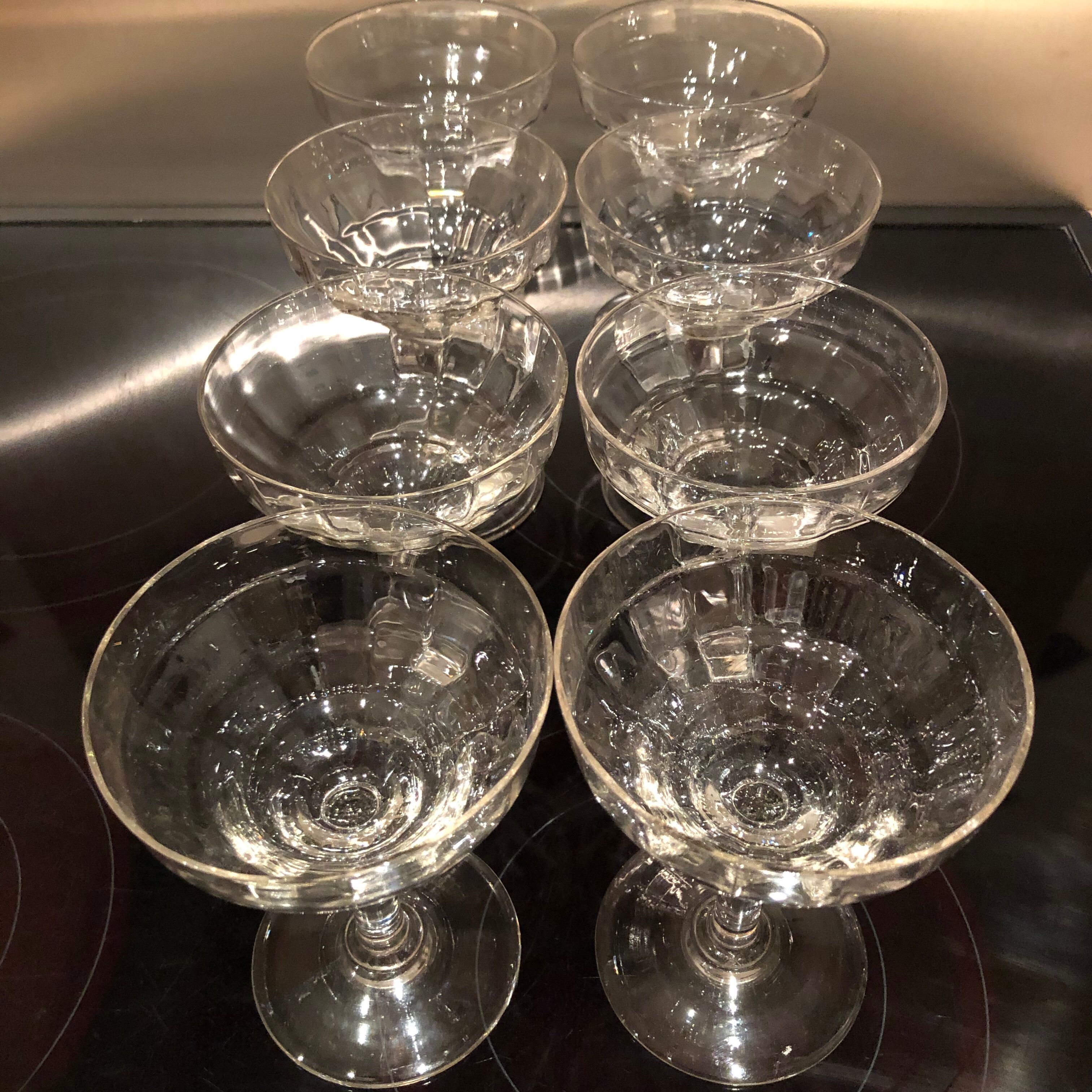 Set of eight art deco cuts