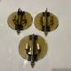 Italian Smoked Cut Glass Wall Lights, Set of 3