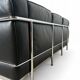 LC2 Le Corbusier 3-seater sofa published by Cassina