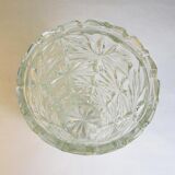 Large thick glass vase