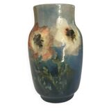Small vase Montigny sur Loing, signed Boué
