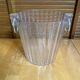 Vintage White Lucite Champagne Bucket FOUSSY Plexi + Metal Handles