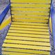 Garden furniture of the 50s coffee table + 2 armchairs compass legs