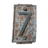 Cast-or-file kilometric railway terminal 7