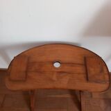 Kidney floor lamp table