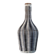 Vintage bottle in two-tone woven scoubidou.