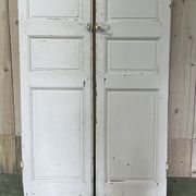 Pair of woodwork doors at the end of the 19th century in fir