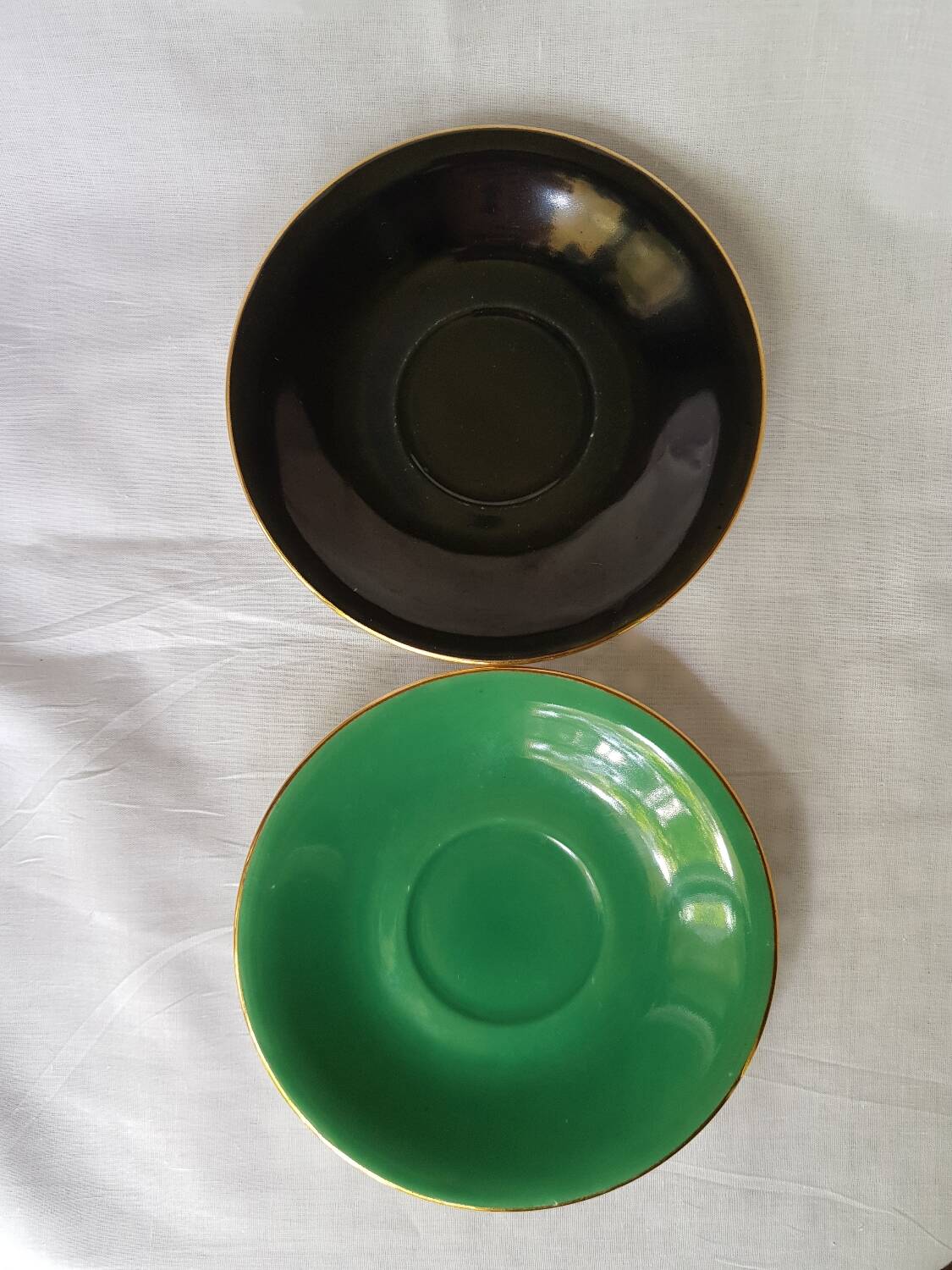 2 soucoupes Limoges LPN France