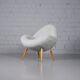 Lounge chair in boucle by Fritz Neth for Correcta