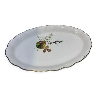 Oval dish Sarreguemines Digoin Bergamo