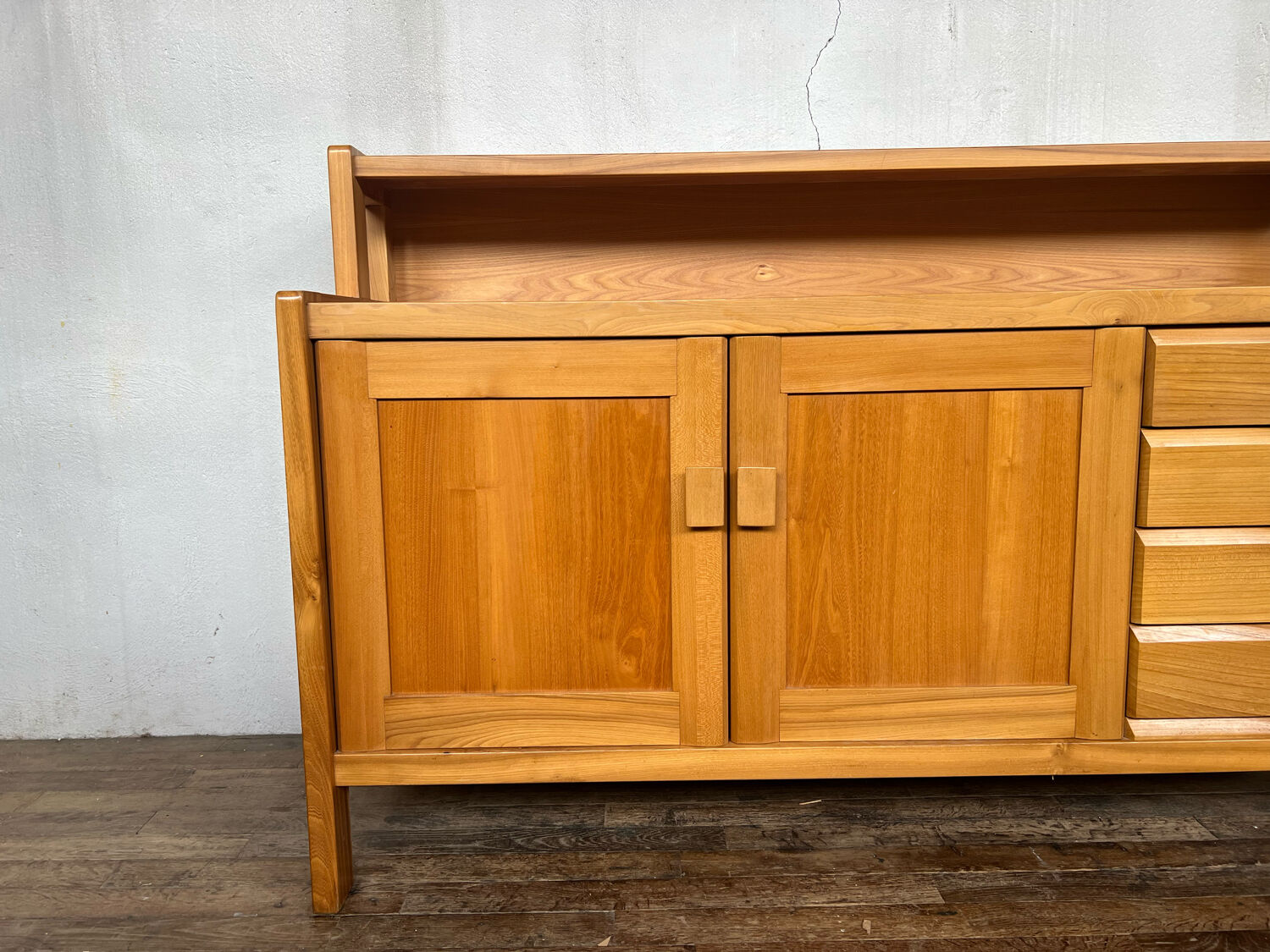 Elm 1970 brutalist sideboard