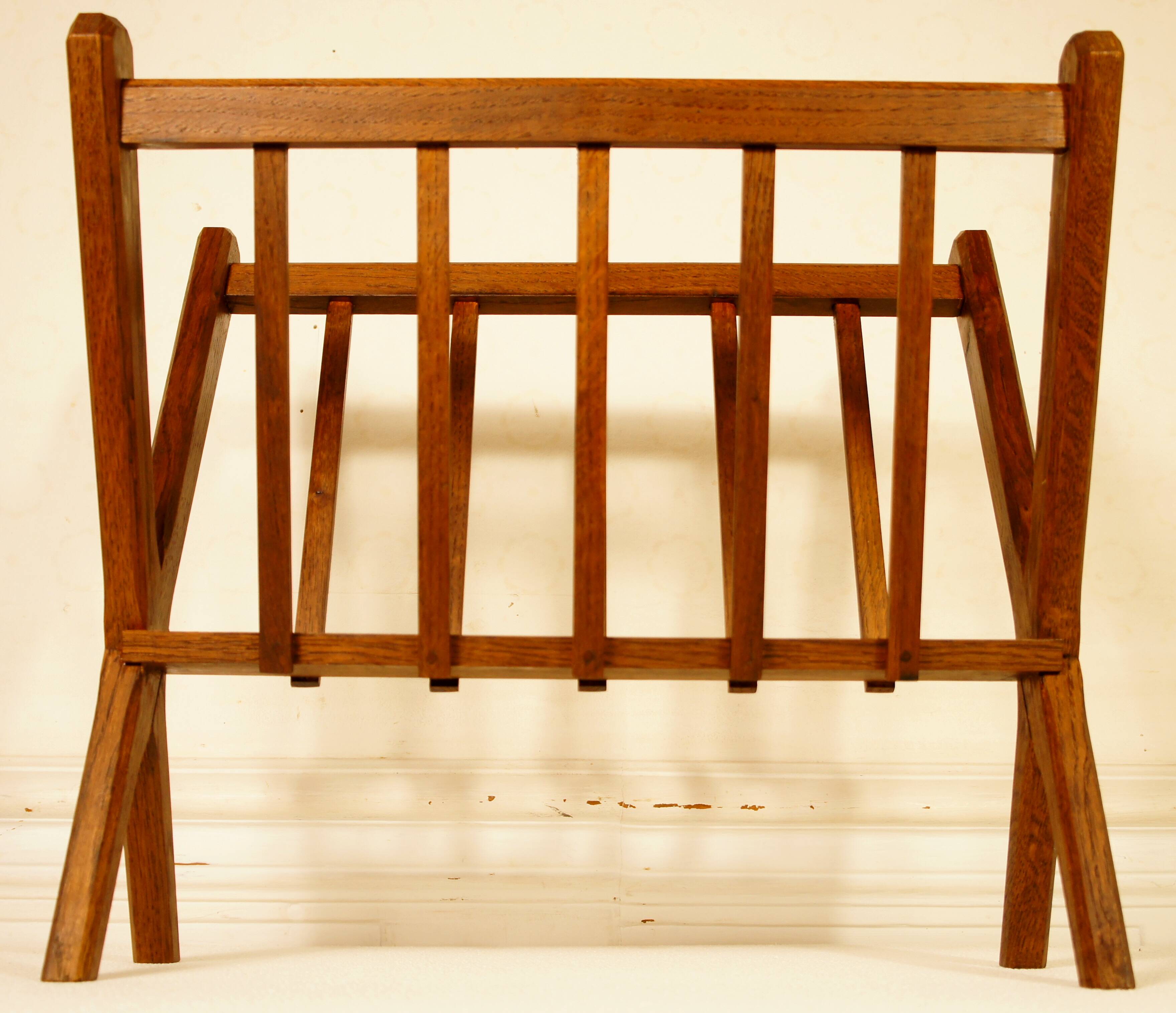 Vintage oak magazine