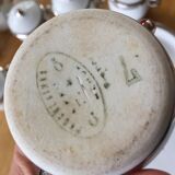 Service de 8 pots à crème et son plateau