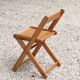 Chaise de bureau en bois années 70