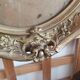 Golden oval frame XXth