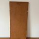 Vintage Danish oak mirror with bevelled edges.