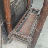 Cloakroom with bamboo coats
