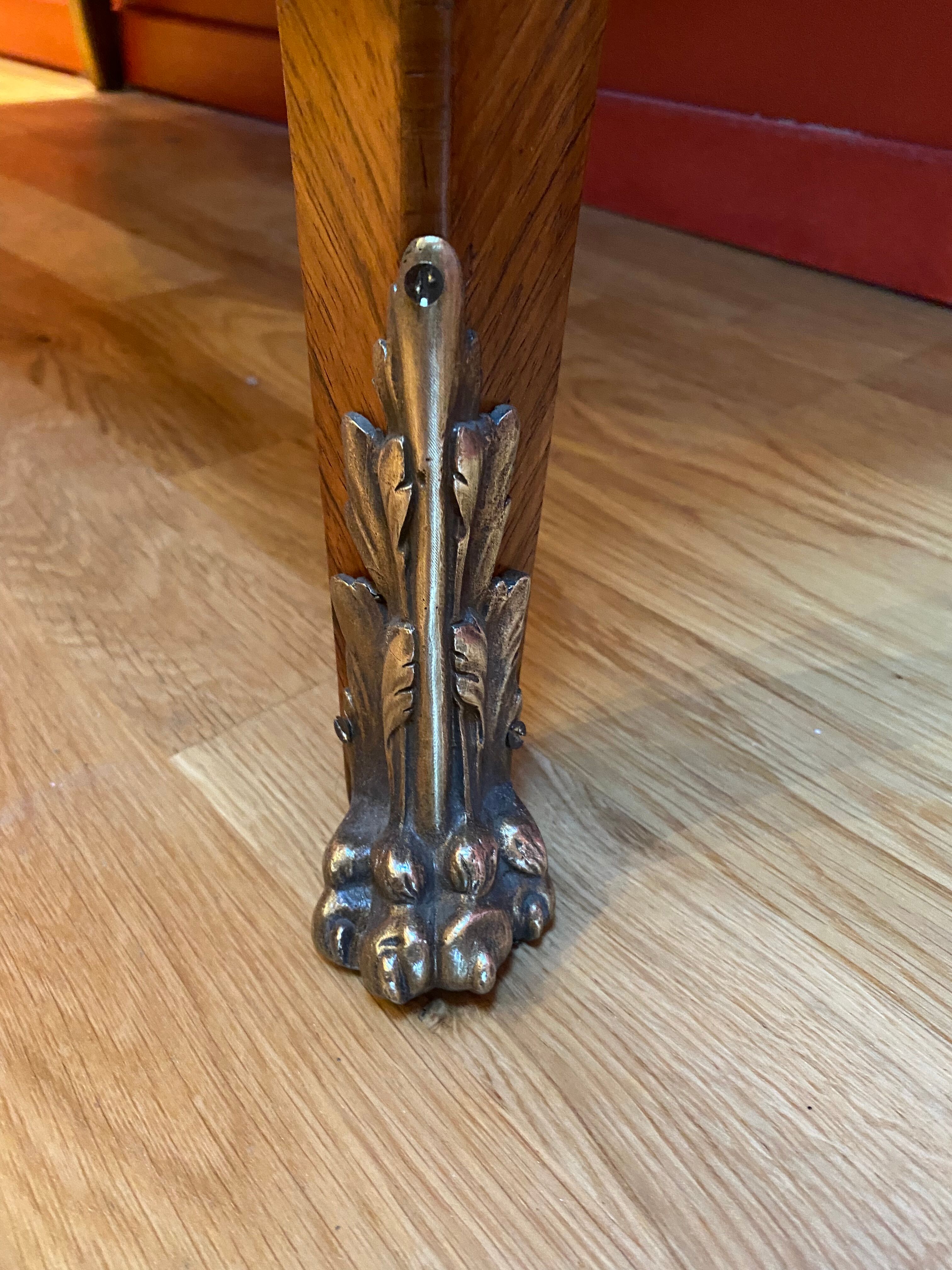Louis XV style chest of drawers inlaid rosewood