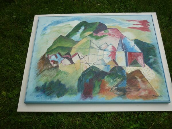 Village de montagne 58x73 de M. Vanbelle