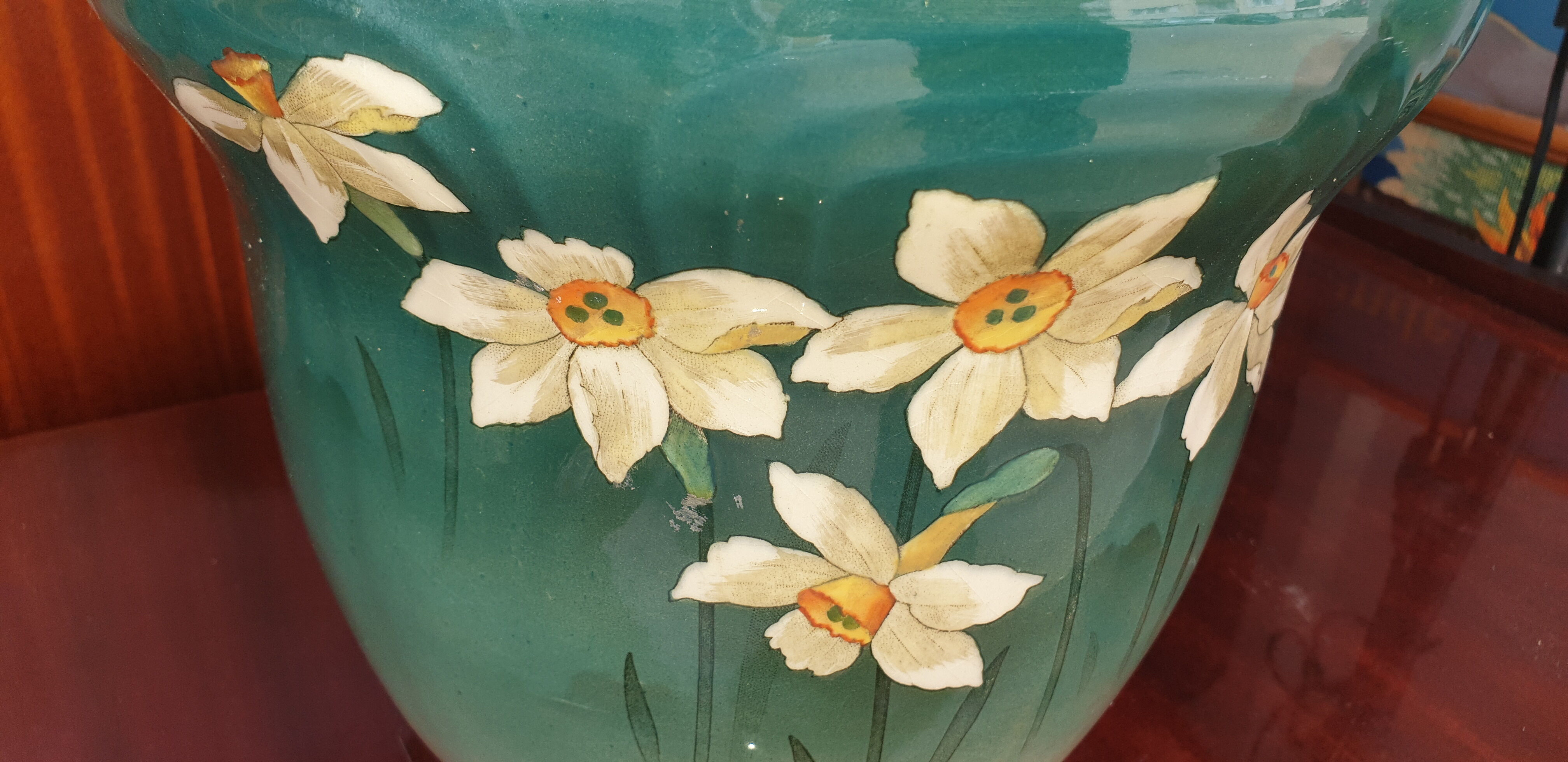 Cache pot old earthenware Fives Lille