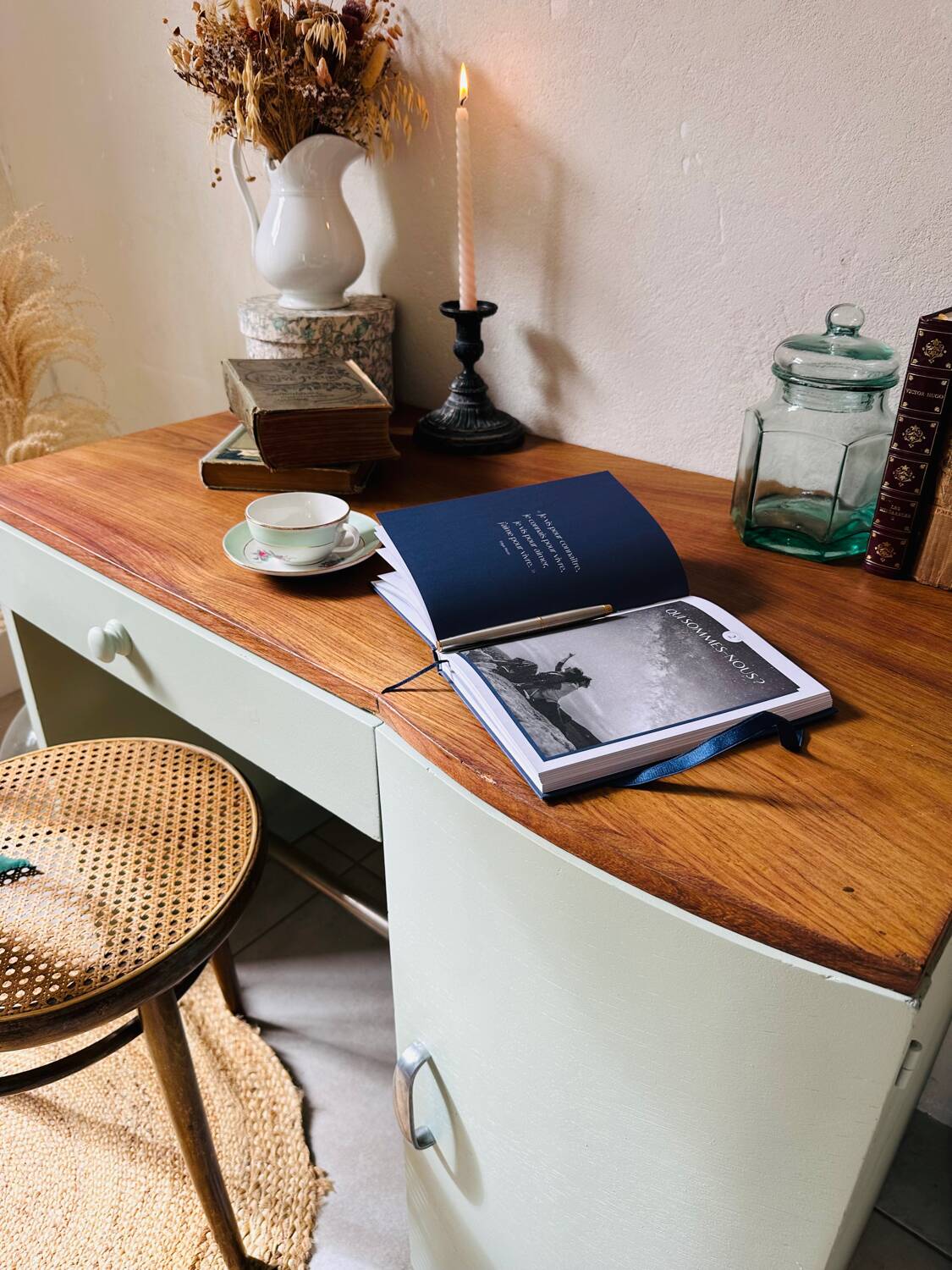 Vintage office revamped