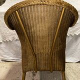 Fauteuil rotin Lloyd Loom