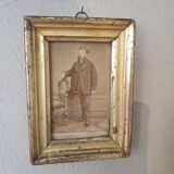 Small golden frame