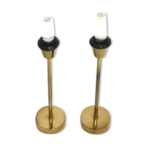 Set de 2 lampes de table en métal,