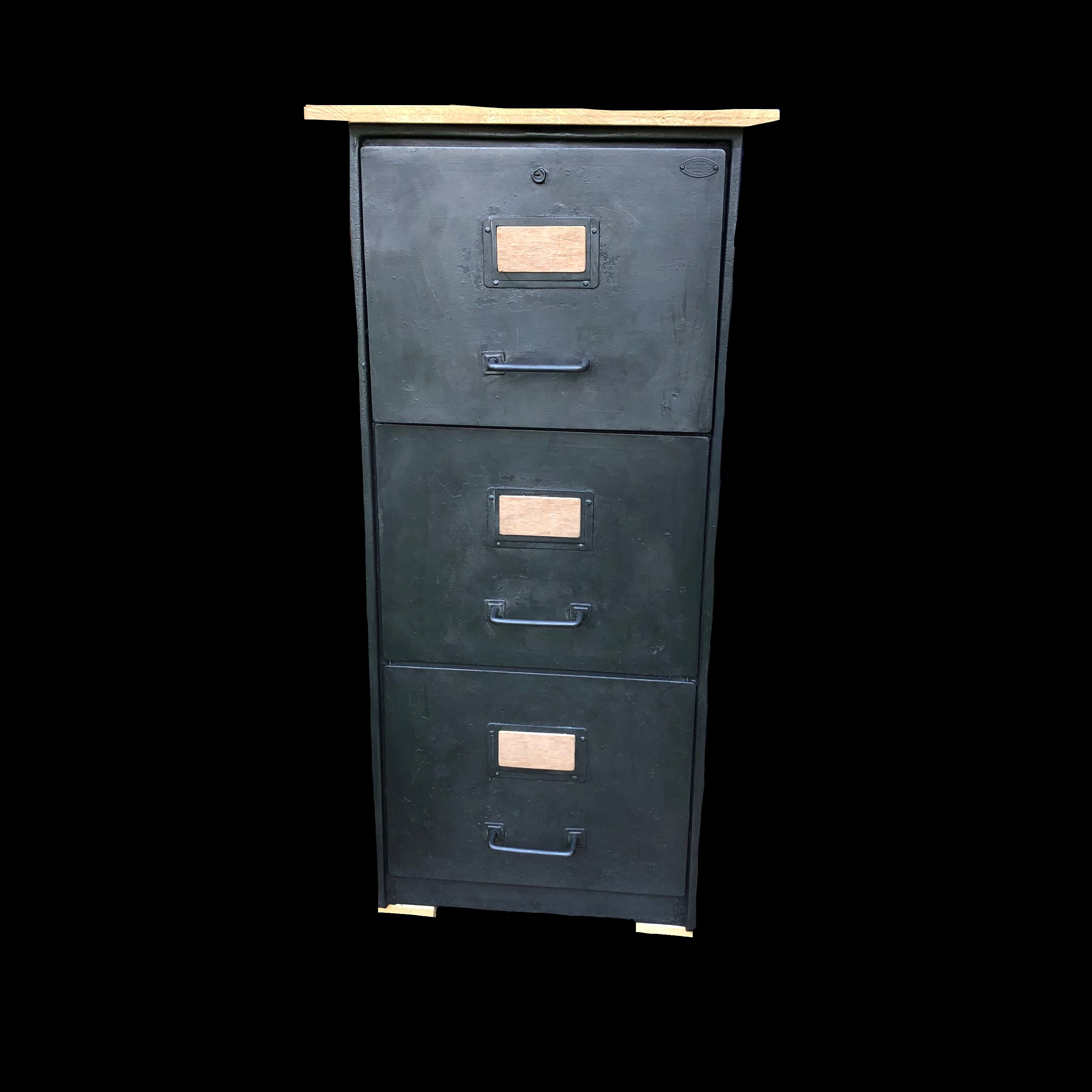 Industrial furniture 3 drawers