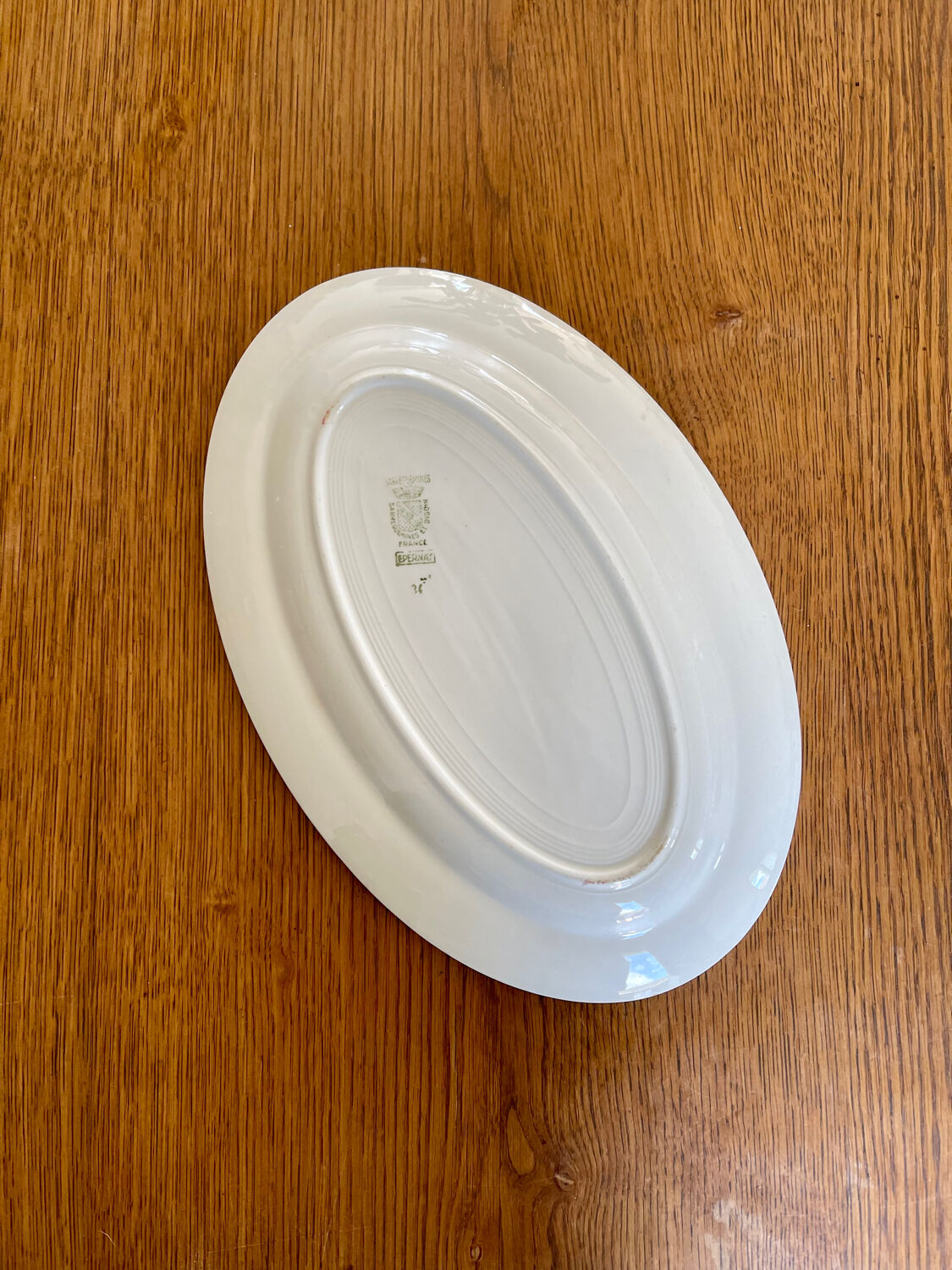 Plat ovale Sarreguemines