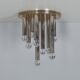 Brass wall and ceiling lamp model 2165 by S.A. Boulanger, 1970s