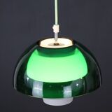 Great looking acrylic pendant lamp by Bent Karlby for ASK Lightings - Model Ergo - Denmark 70's