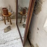 Late 19th XL wooden mirror
