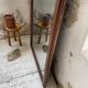 Late 19th century XL wooden mirror