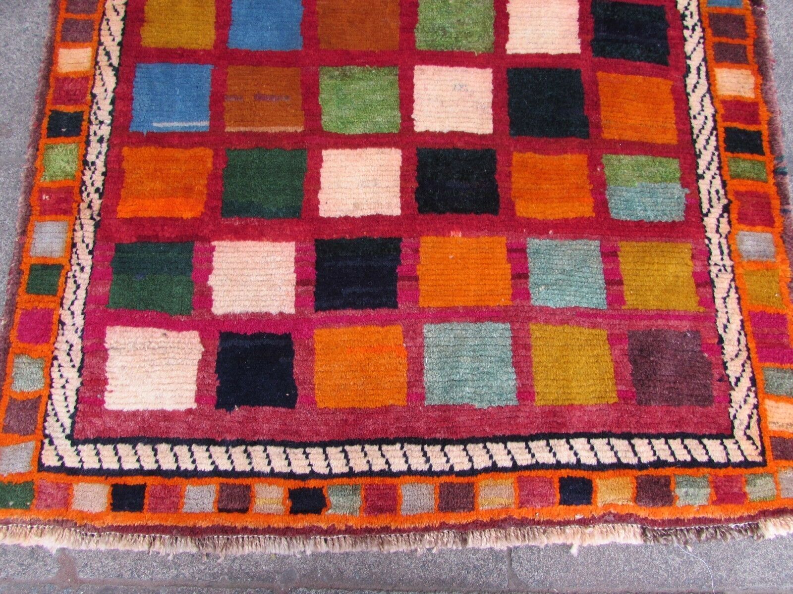 Persian Gabbeh handmade 110cm x 175cm 1980s
