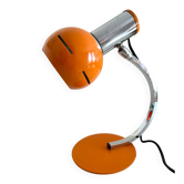 Lampe Targetti vintage années 1960 space age orange chrome