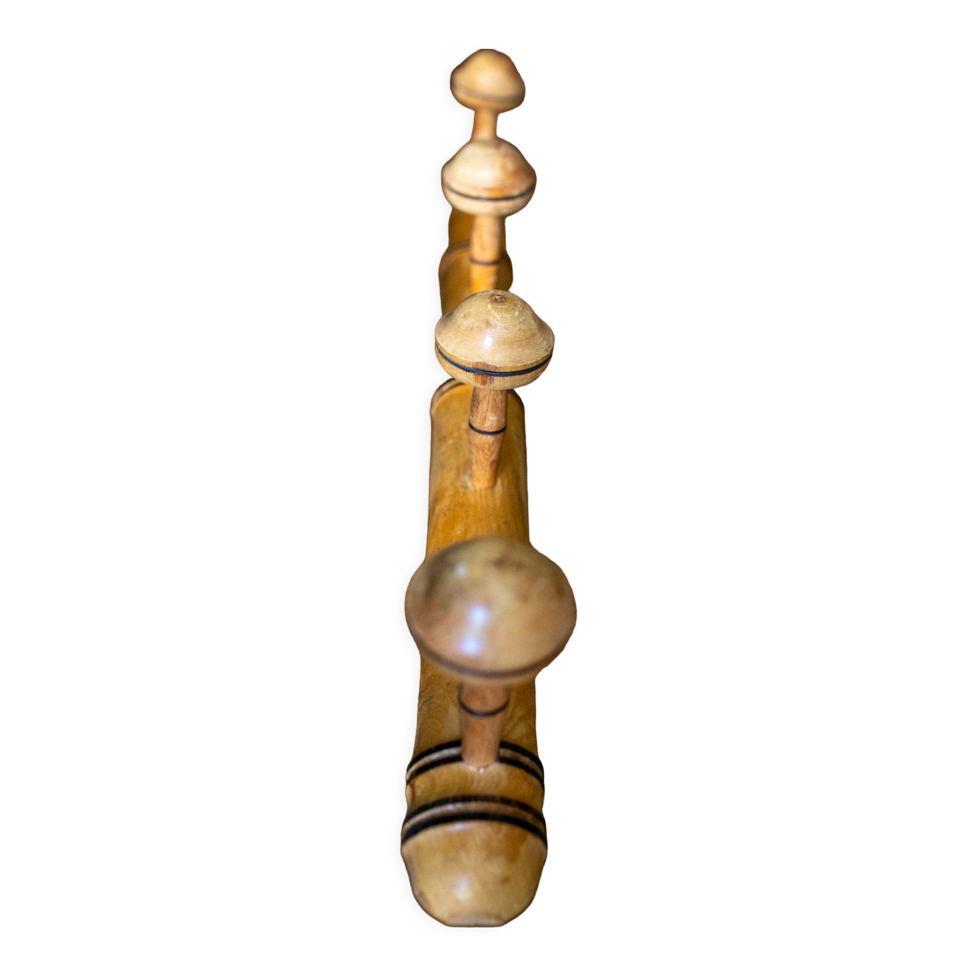 Wooden coat rack bamboo spirit