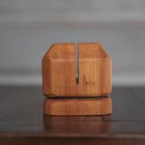 Accessoires fumeur bois signé Jacques Mauhin, nécessaire pour bureau