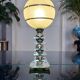 Art Deco Lamp with Glass Plates - Mirror - Globe - Vintage Lighting