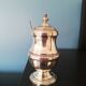 Silver-plated mustard pot