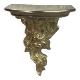 Small wall console in Rococo style in bronze