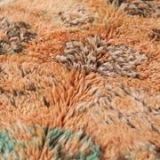 Peach Vintage Moroccan Rug 158 x 287 cm, Berber Wool Rug, Handmade Boho Rug