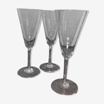 Baccarat crystal flutes