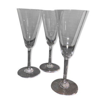 Baccarat crystal flutes